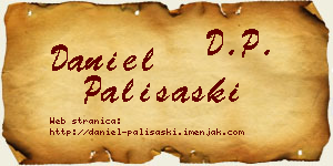 Daniel Pališaški vizit kartica